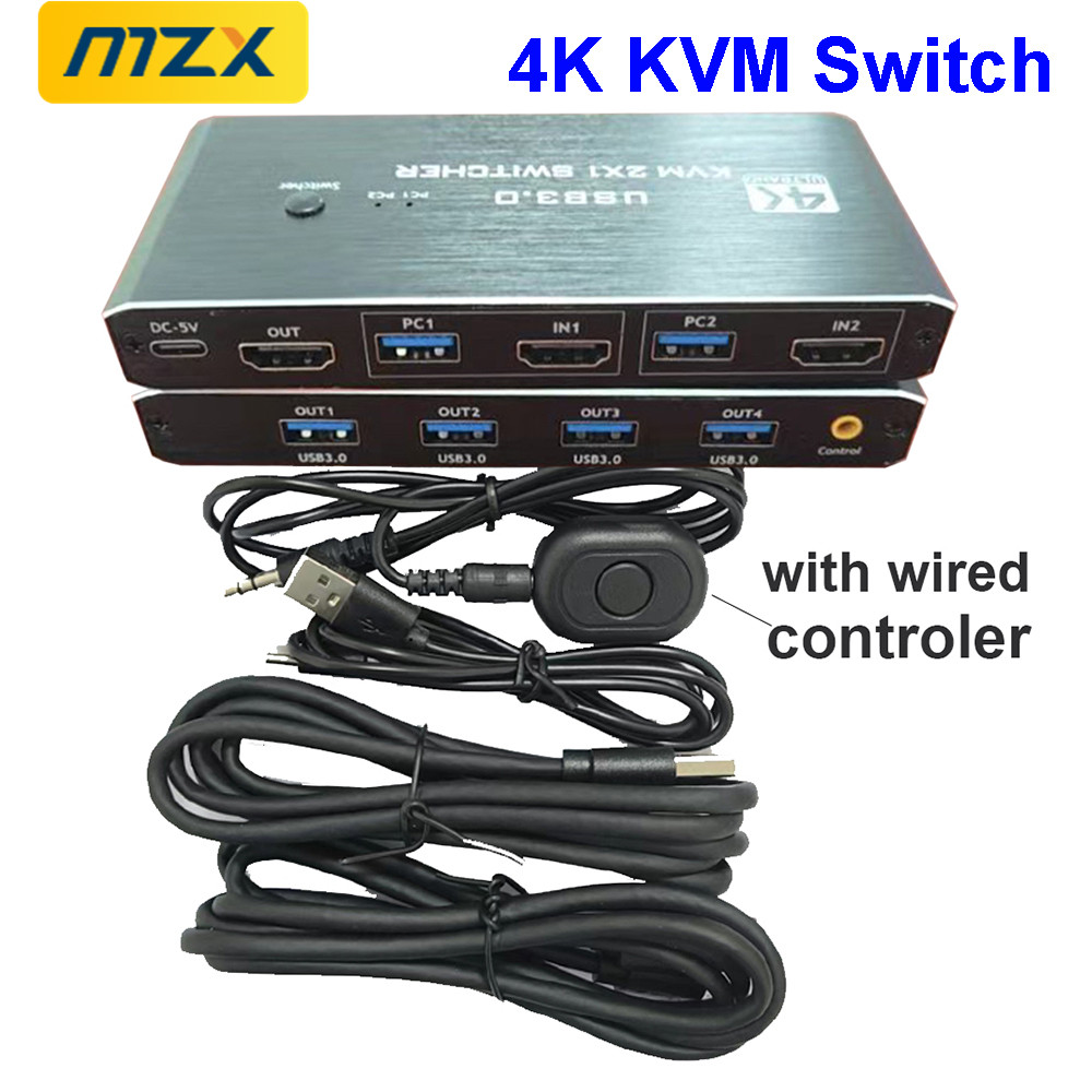 Gaming Accessories Rack - KVM-переключатель 4K 60 Гц, USB 3.0