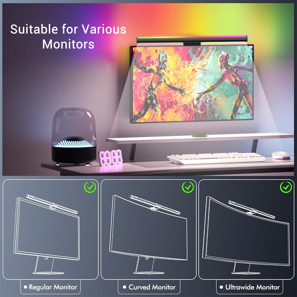 Светодиодная панель для монито – обзор и цена Accessories For Your Gaming Room