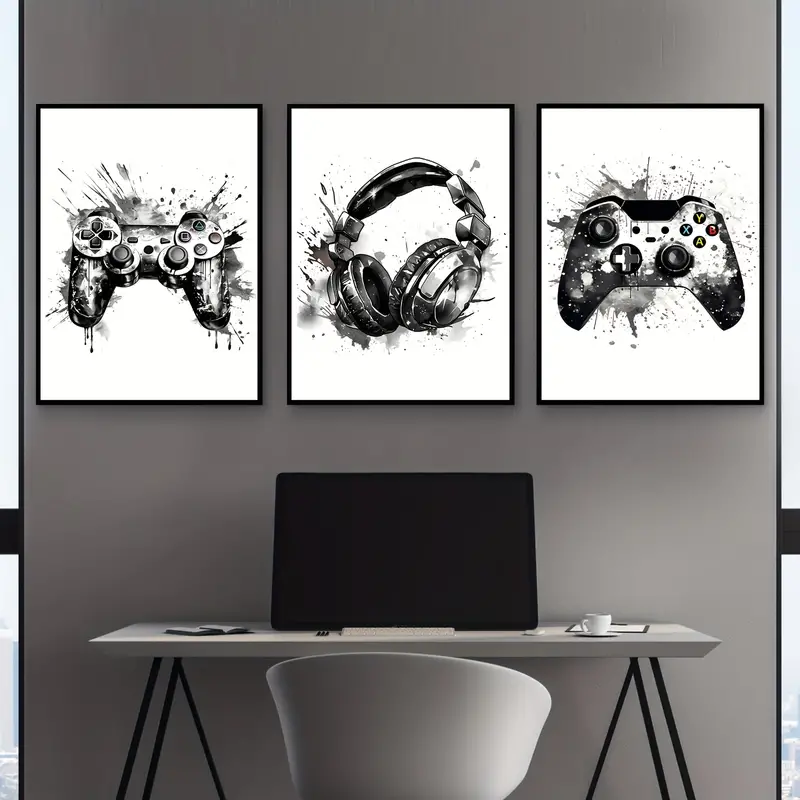 3 безрамочных холста с картина – обзор и цена Gaming Accessories For Room